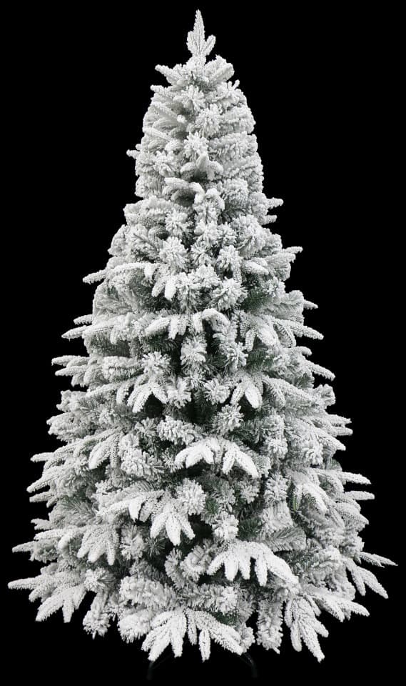 Brazi Artificiali De Lux de Craciun cu Zapada, dimensiune 240cm, RJ-044