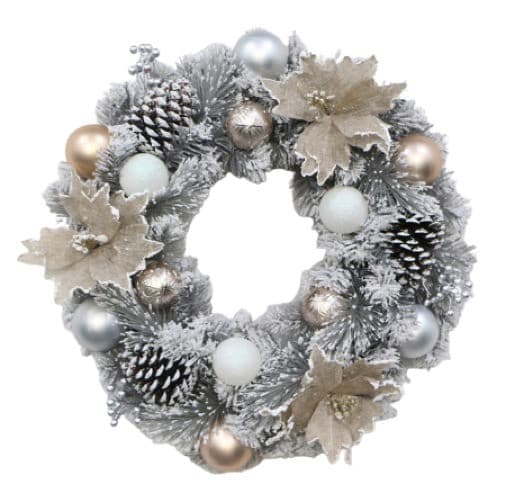 Coronita brad artificial cu decoratiuni, 50cm, TP-146-50