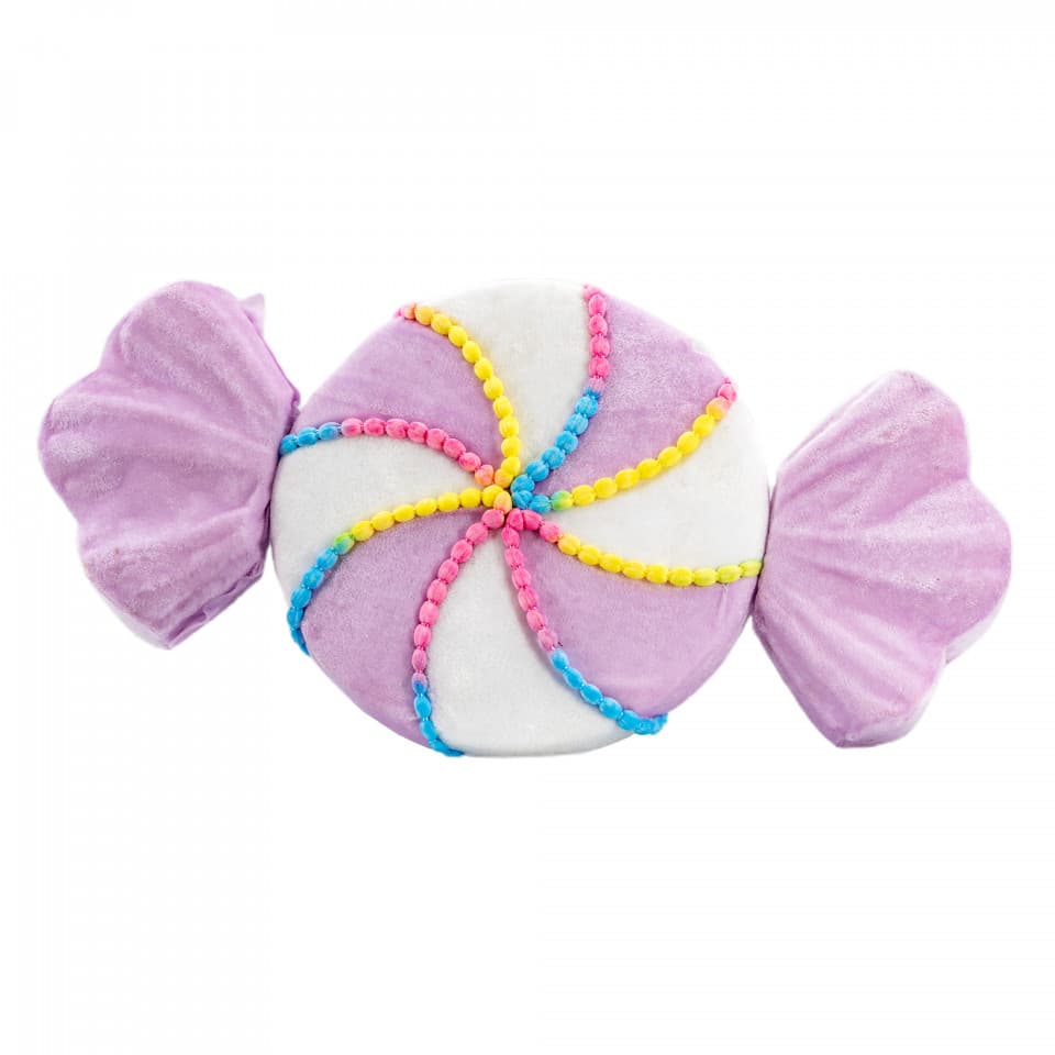 Decoratiune brad in forma de bomboana, culoare lila, dimensiune: 52x7x25 cm, MI-655