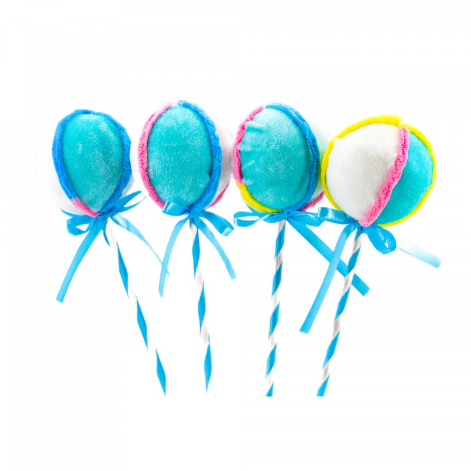 Decoratiune brad in forma de Lollipop, culoare multicolor, dimensiune: 7x7x24 cm, 4 buc/set MI-609