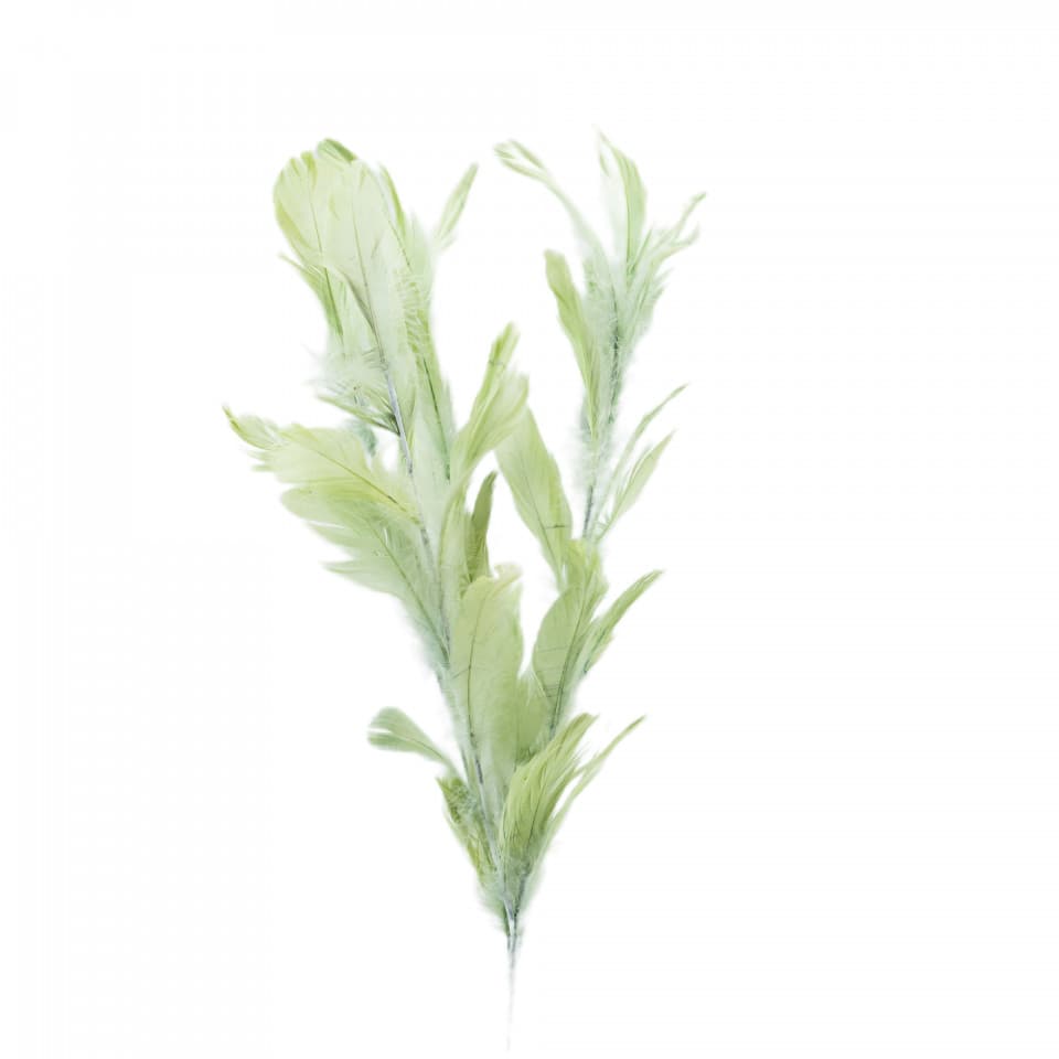 Decoratiune brad Pene de Paun, culoare verde cu auriu, dimensiune: 30x10x64cm, MI-563