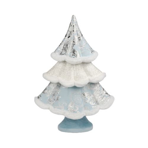 Decoratiune Craciun- Bradut, culoare:albastru. Dimensiuni : 41*21*59cm- HB-187