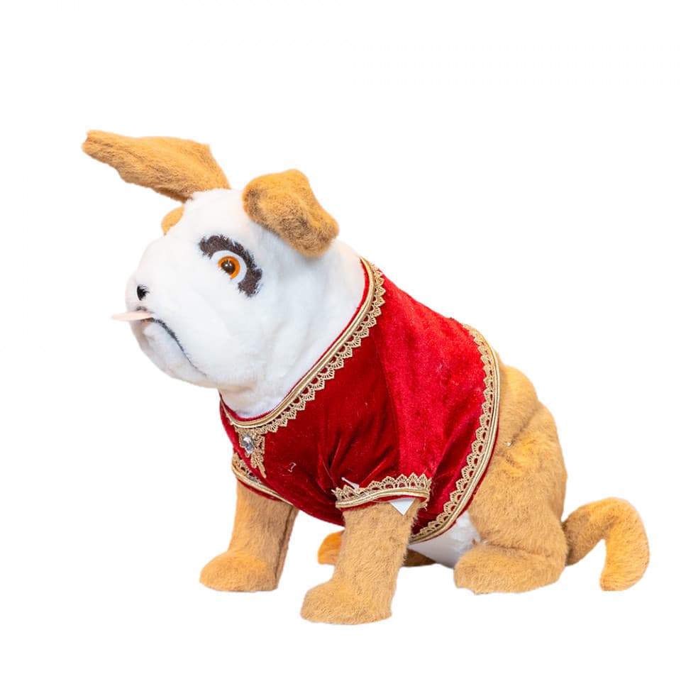 Decoratiune Craciun Buldog, Dimensiuni 38x22x30cm, HB-055