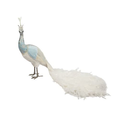 Decoratiune Craciun- Paun, culoare: albastru. Dimensiuni : 56*48*81cm -HB-253