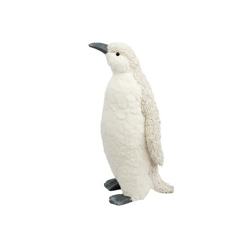 Decoratiune Craciun- Pinguin, culoare: alb. Dimensiuni : 34*33*71cm -HB-240