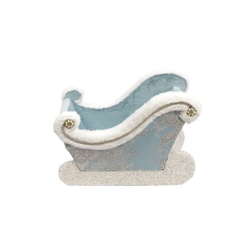 Decoratiune Craciun- Saniuta, culoare: albastru. Dimensiuni : 43*29*31cm -HB-180
