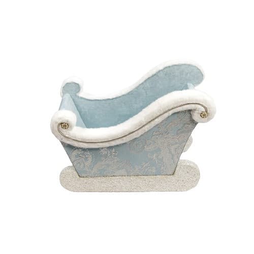 Decoratiune Craciun- Saniuta, culoare: albastru. Dimensiuni : 67*44*46cm -HB-179