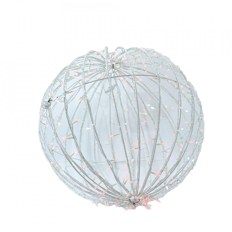 Decoratiune luminoasa pentru exterior 3D Glob RGB cu telecomanda BL-115