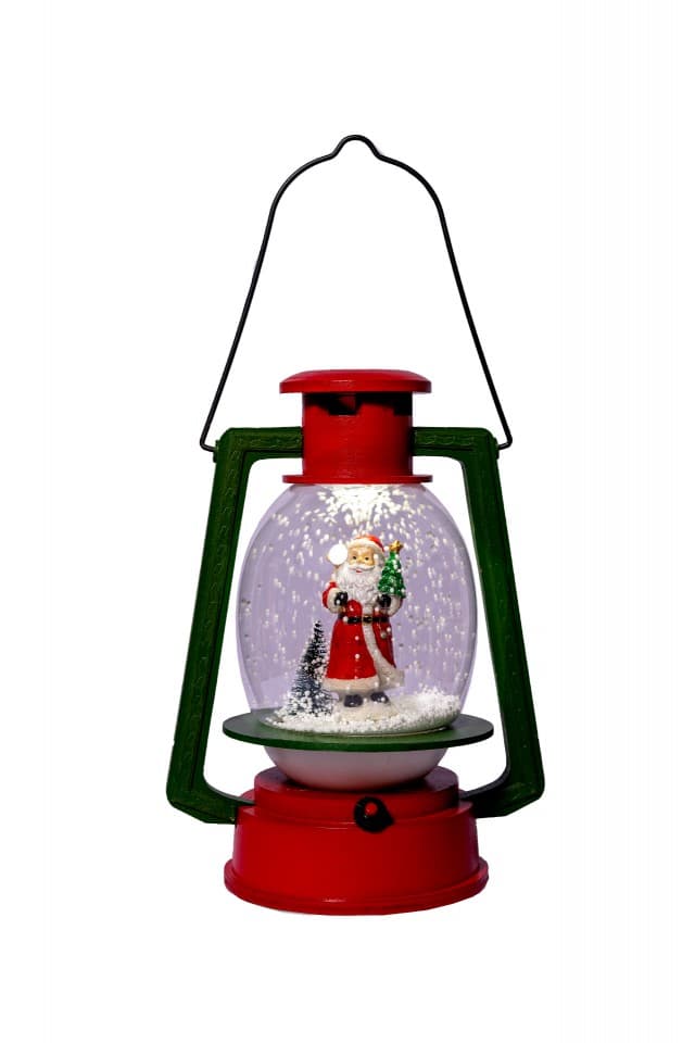 Felinar Muzical cu led si zapada artificiala de birou