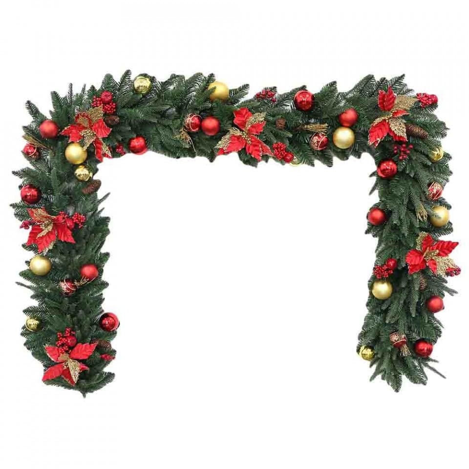 Ghirlanda Artificiala cu decoratiuni , 270cm, TP-120